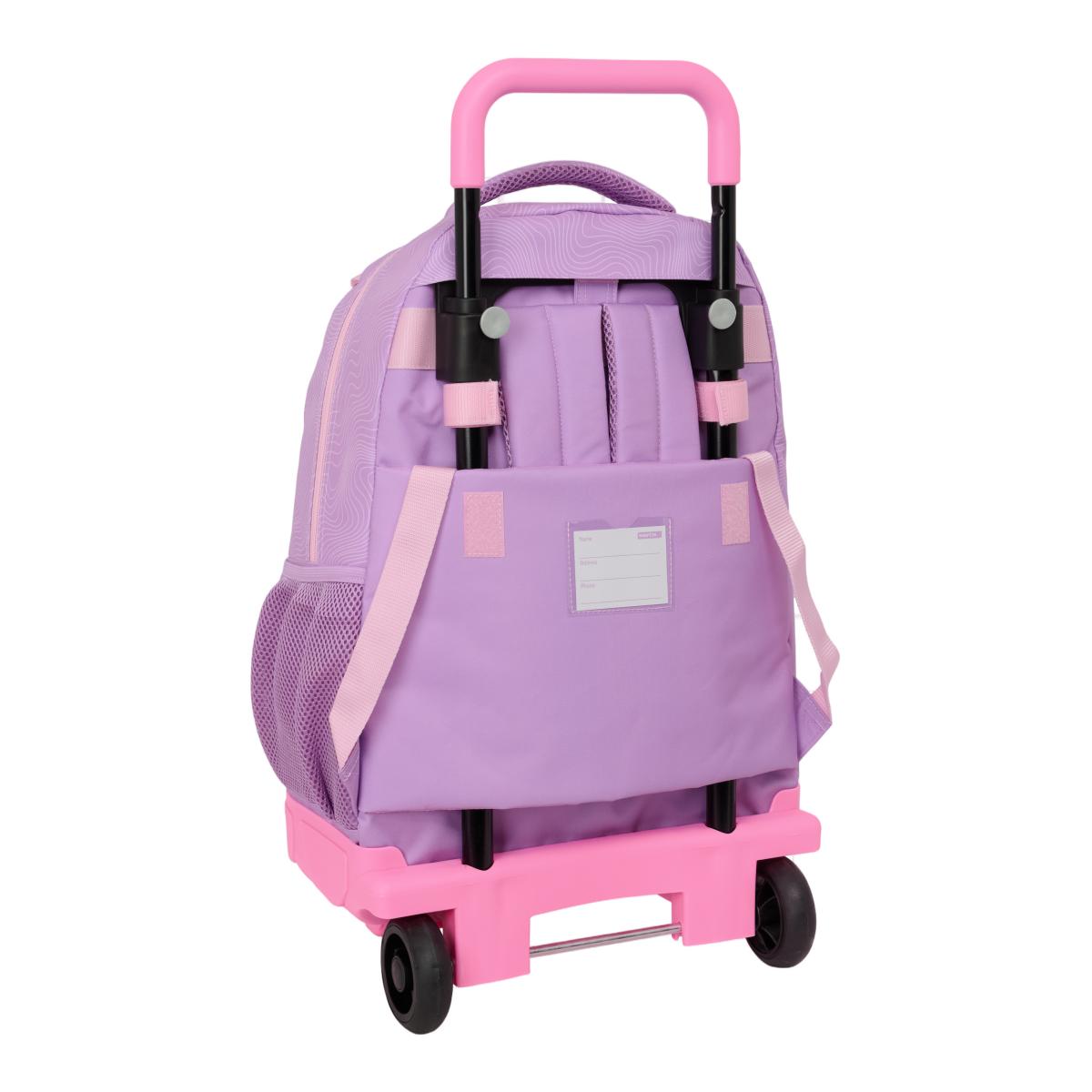Mochila Grande com Rodas compact Amovivel K-Pop Demon Hunters - Lilás Lilás-2