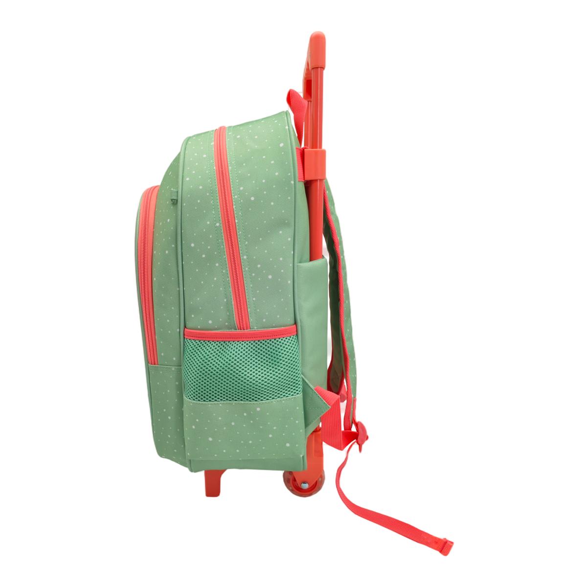 Conjunto Funcional 3 Peças Trolley Basico mais Lancheira e Estojo Cilindrico Snoopy CyP Brands - Verde Multicolor Verde / Multicolor-4
