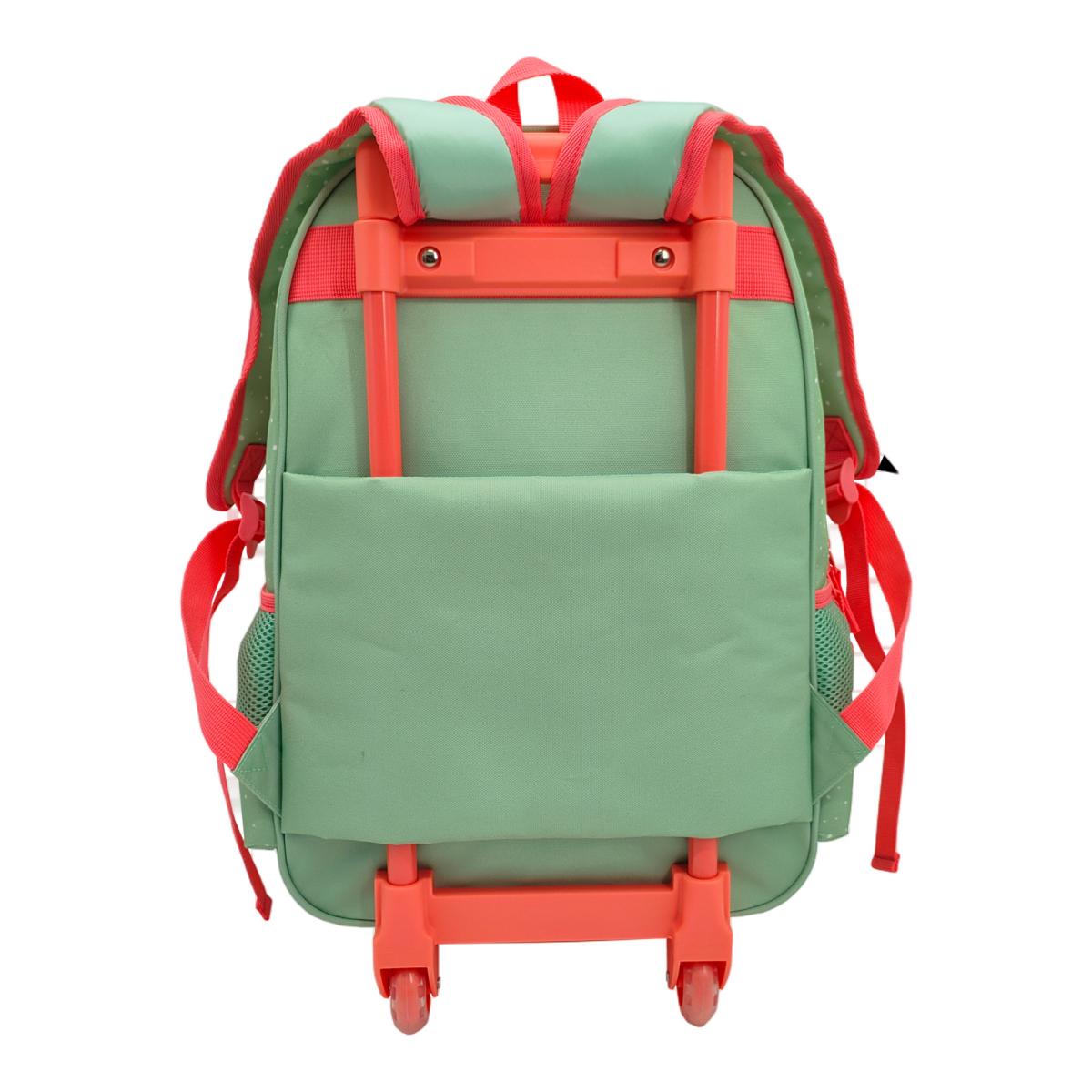 Conjunto Funcional 3 Peças Trolley Basico mais Lancheira e Estojo Cilindrico Snoopy CyP Brands - Verde Multicolor Verde / Multicolor-5