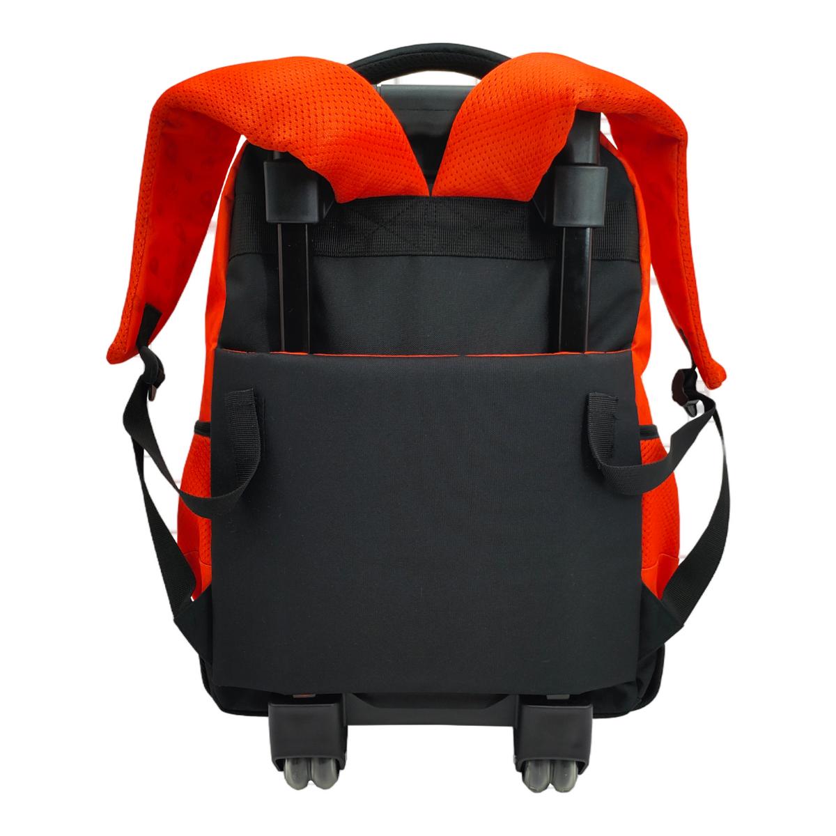 Conjunto Compacto 3 Peças Trolley Basico mais Lancheira e Estojo Cilindrico Pokémon CyP Brands - Laranja Multicolor Laranja / Multicolor-6