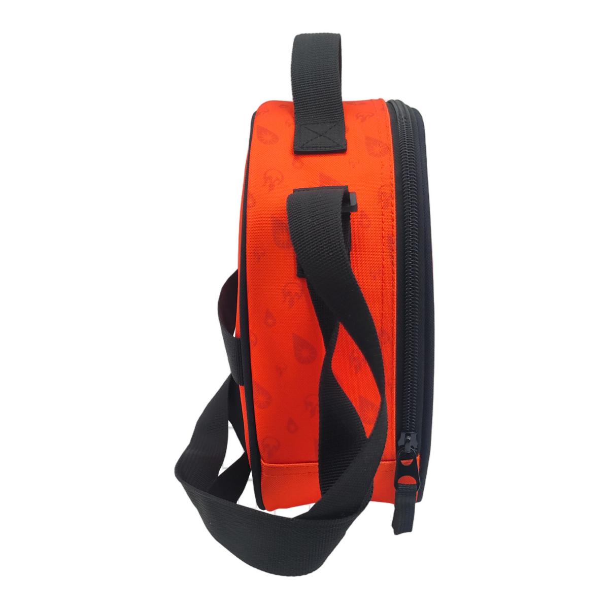 Conjunto Compacto 3 Peças Trolley Basico mais Lancheira e Estojo Cilindrico Pokémon CyP Brands - Laranja Multicolor Laranja / Multicolor-8