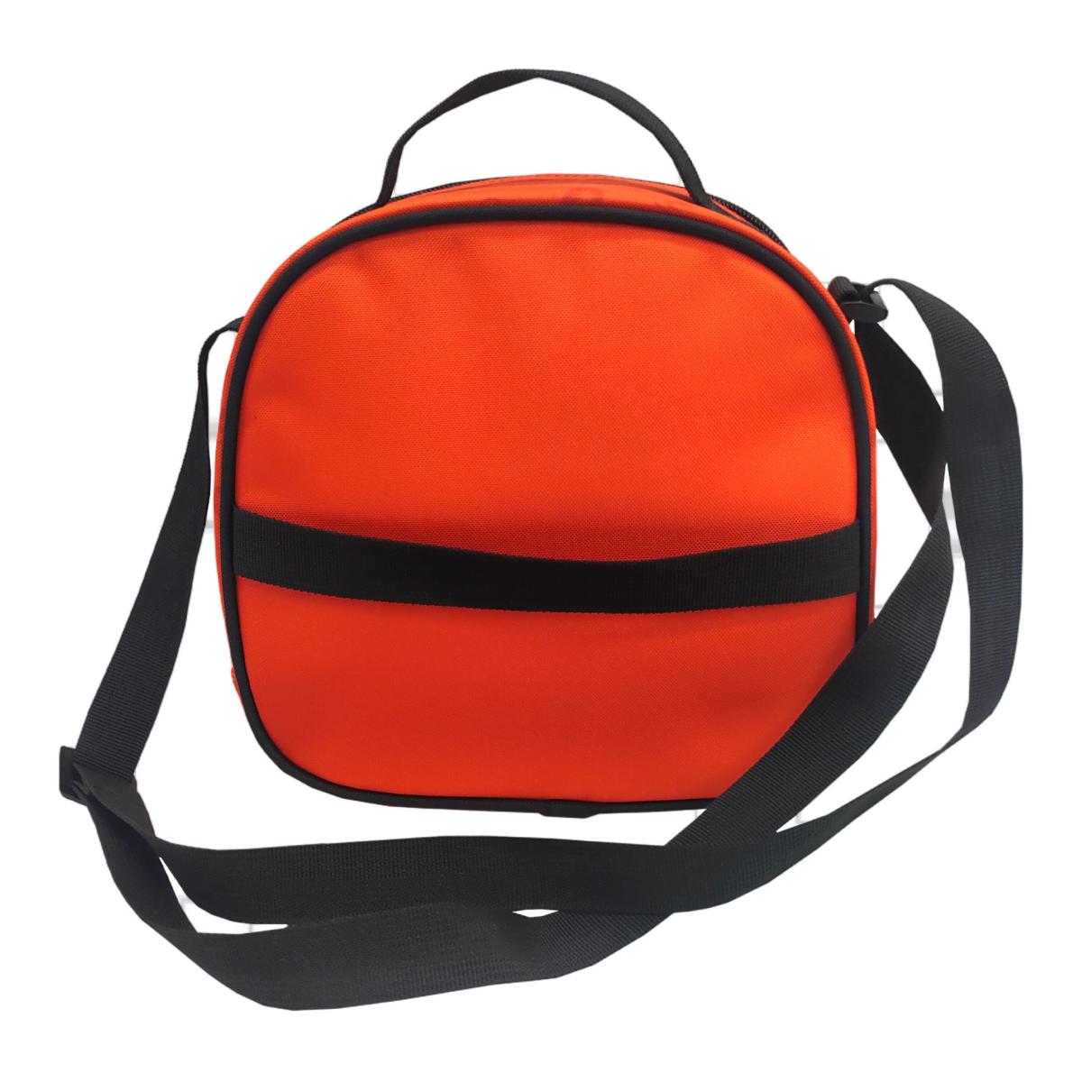 Conjunto Compacto 3 Peças Trolley Basico mais Lancheira e Estojo Cilindrico Pokémon CyP Brands - Laranja Multicolor Laranja / Multicolor-9