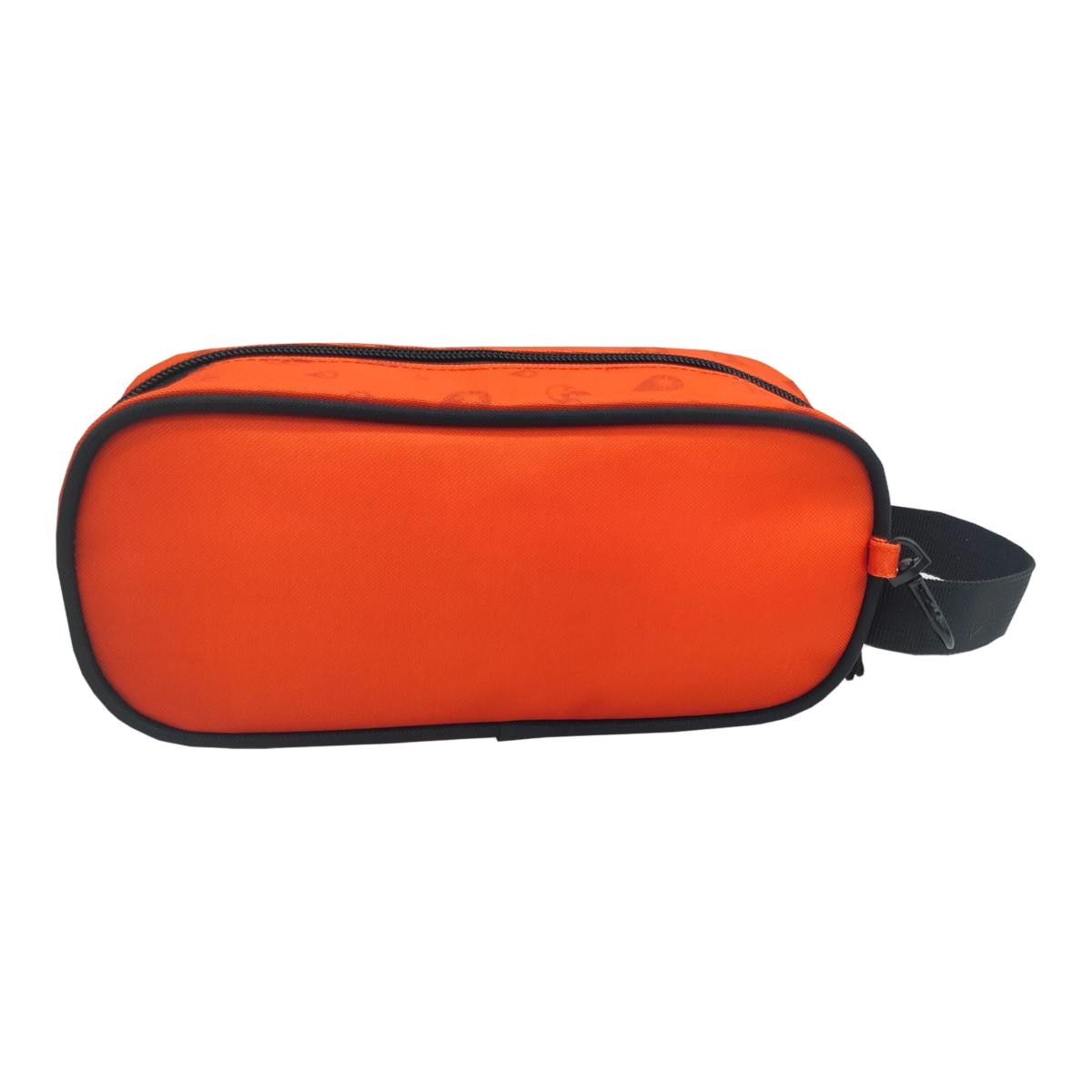 Conjunto Compacto 3 Peças Trolley Basico mais Lancheira e Estojo Cilindrico Pokémon CyP Brands - Laranja Multicolor Laranja / Multicolor-12