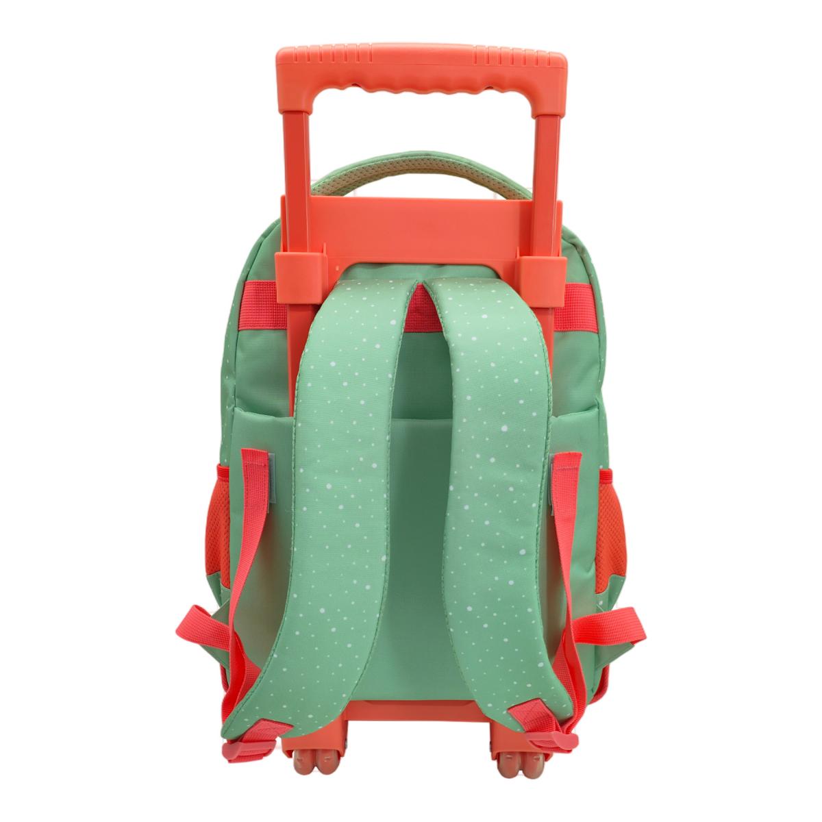 Conjunto Compacto 3 Peças Trolley Basico mais Lancheira e Estojo Cilindrico Snoopy CyP Brands - Verde Multicolor Verde / Multicolor-6