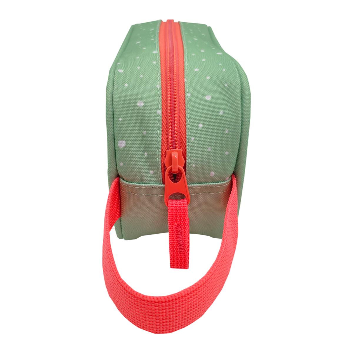 Conjunto Compacto 3 Peças Trolley Basico mais Lancheira e Estojo Cilindrico Snoopy CyP Brands - Verde Multicolor Verde / Multicolor-13