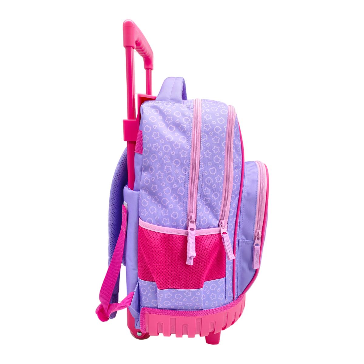 Set compacto 3 piezas trolley basico mas bolsa de merienda mas portatodo cilindrico Gabby´s Dollhouse CyP Brands lila multicolor Lila / Multicolor-4