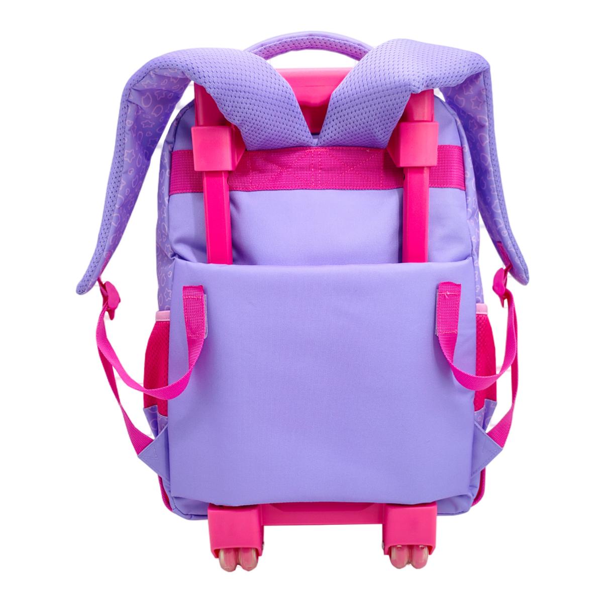 Set compacto 3 piezas trolley basico mas bolsa de merienda mas portatodo cilindrico Gabby´s Dollhouse CyP Brands lila multicolor Lila / Multicolor-6