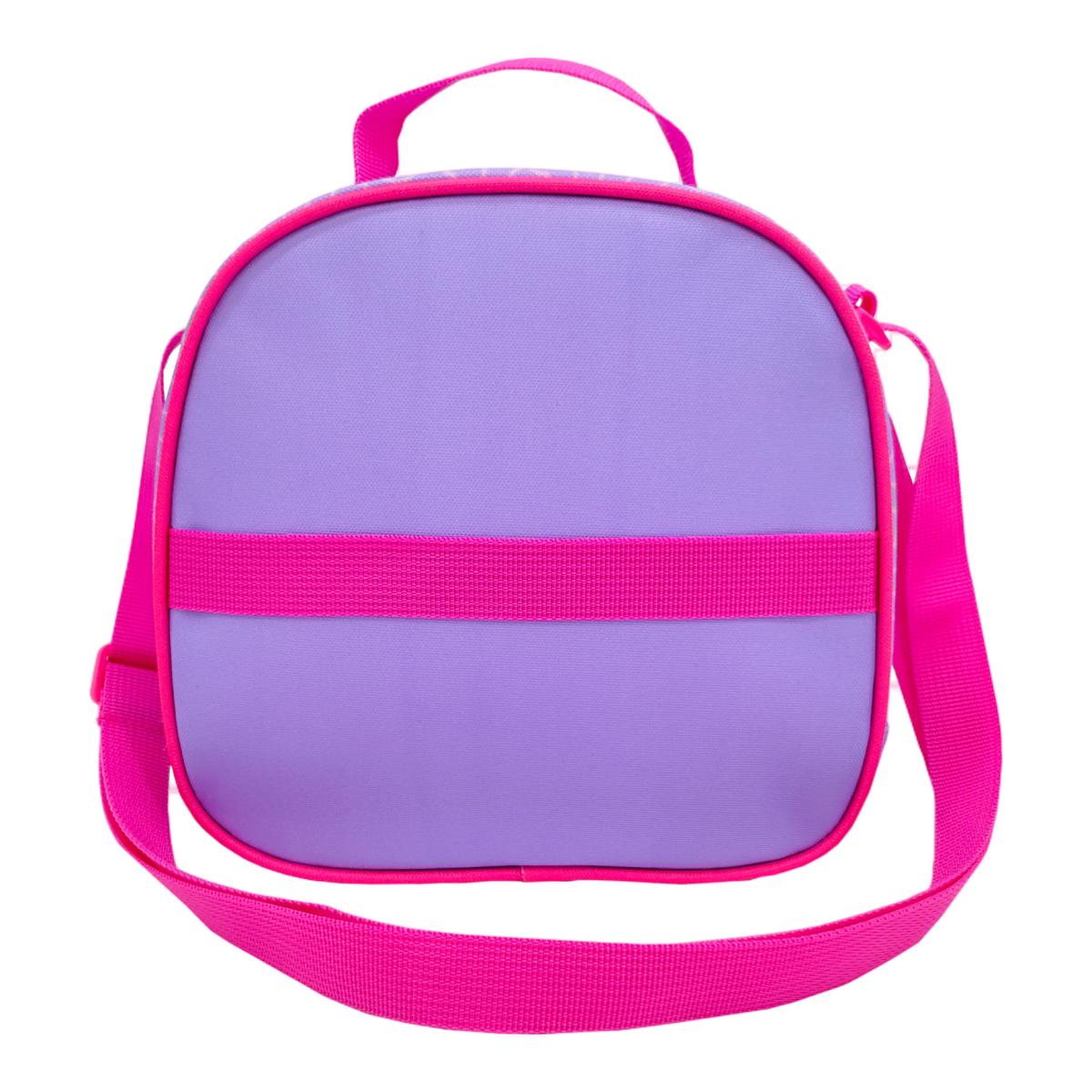 Set compacto 3 piezas trolley basico mas bolsa de merienda mas portatodo cilindrico Gabby´s Dollhouse CyP Brands lila multicolor Lila / Multicolor-10