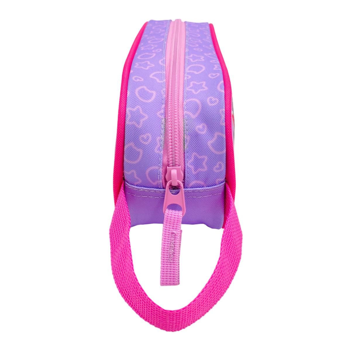 Set compacto 3 piezas trolley basico mas bolsa de merienda mas portatodo cilindrico Gabby´s Dollhouse CyP Brands lila multicolor Lila / Multicolor-12