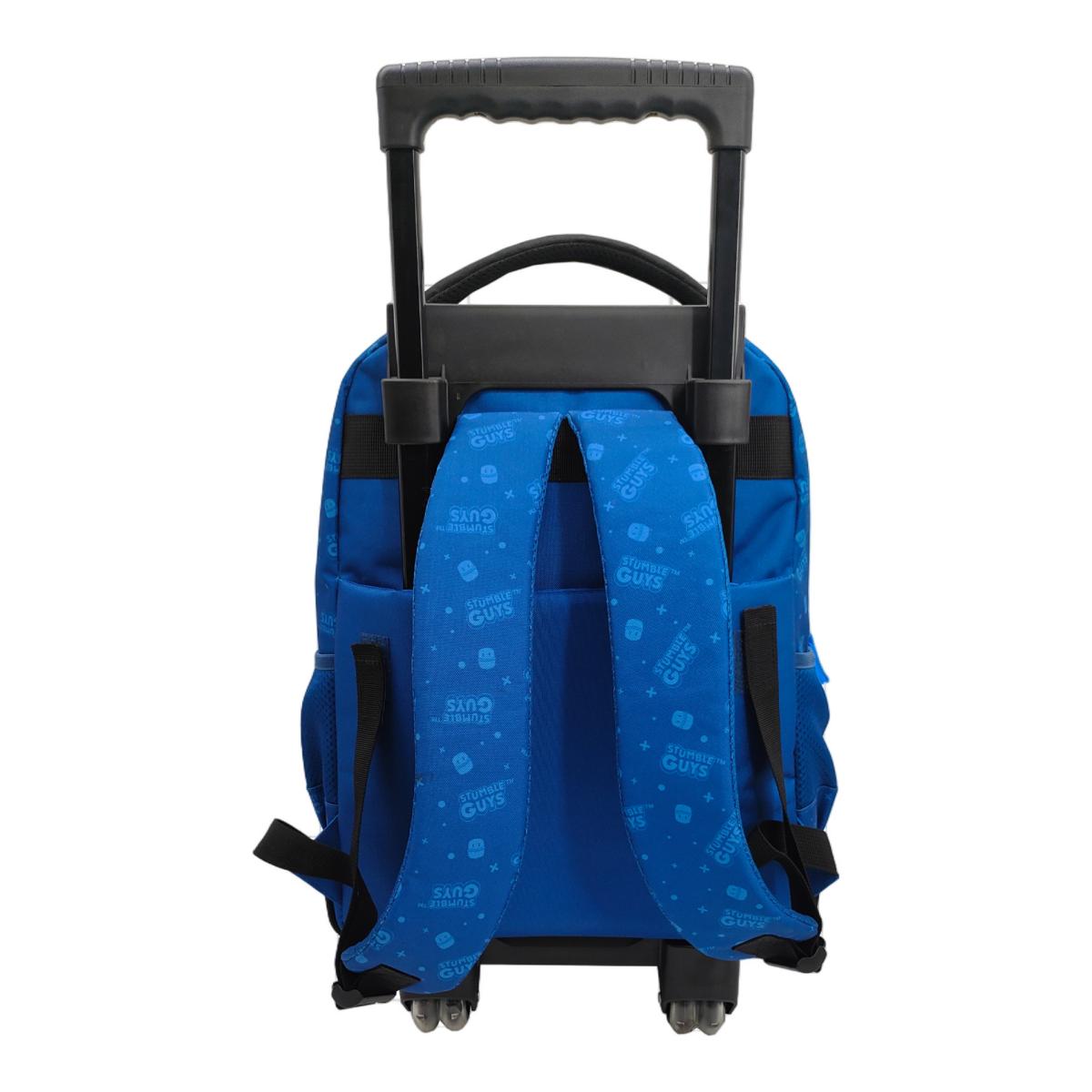 Set compacto 3 piezas trolley basico mas bolsa de merienda mas portatodo cilindrico Stumble Guys CyP Brands azul multicolor Azul / Multicolor-7
