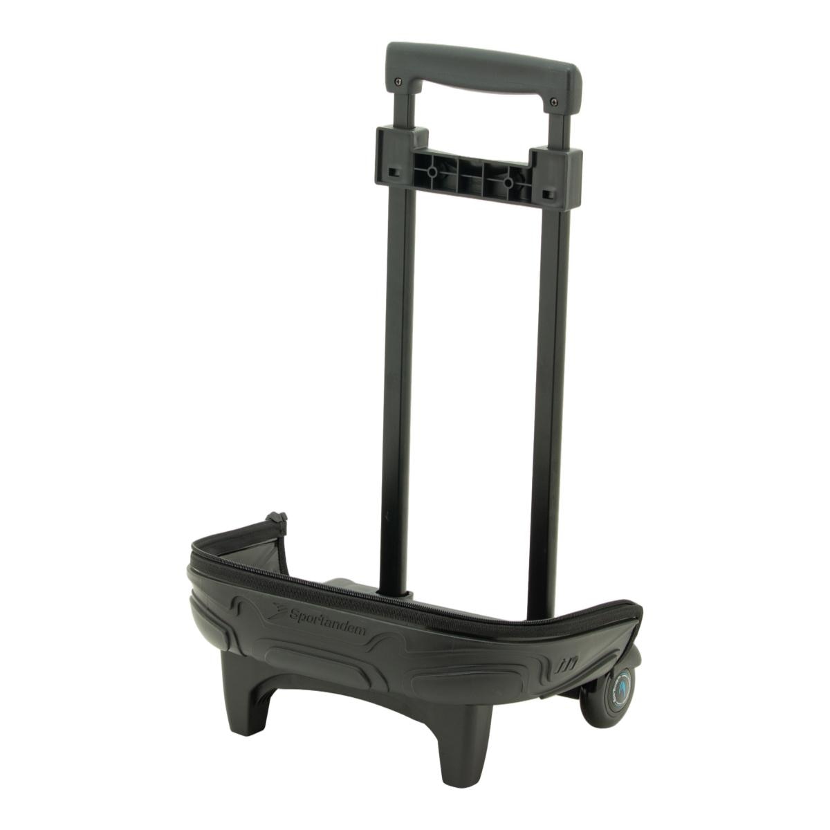 Carro desmontable con base reforzada y resistente Silver Champions League negro y azul Negro-8