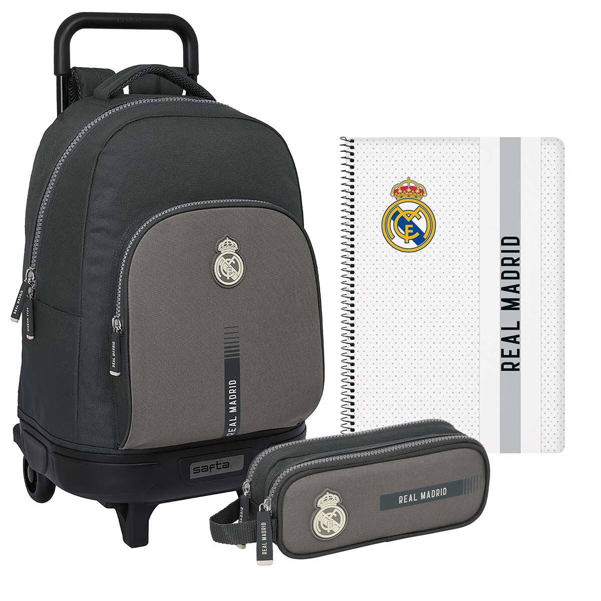 Imagem 0 de Pack Escolar Mochila rodas Real Madrid