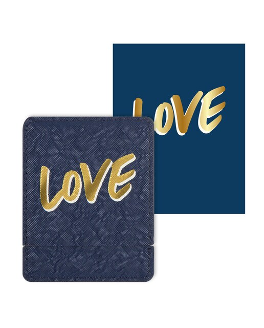Cartão Espelho Love - Azul-escuro Azul-escuro-1