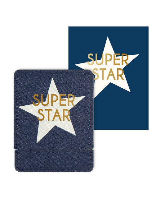 Cartão Espelho Super Estrela - Azul-escuro Azul escuro / branco-1