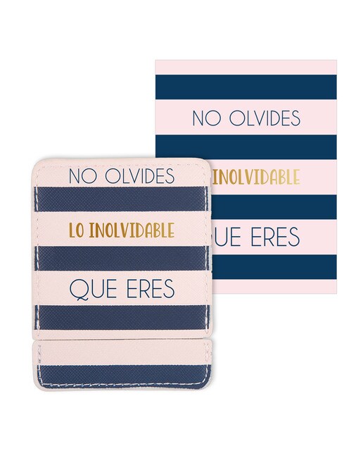 Cartão Espelho Não Esqueças o Quão Inesquecível És - Rosa e Azul Rosa / Azul-1