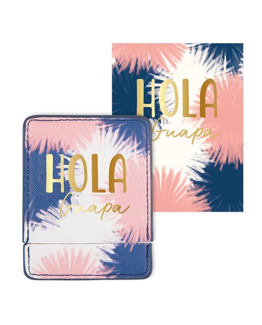 Cartão Espelho Hola Guapa - Azul/Rosa Azul / Rosa-1