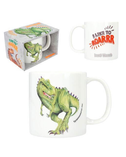 Caneca com relevo T-REX Dino World 1