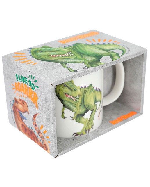 Caneca com relevo T-REX Dino World 2