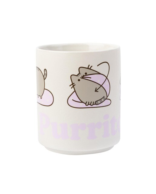 Caneca Pusheen Erik branca Branco / Lilás-4