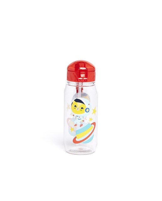 Garrafa para crianças personagem Kids Tiger Astronaut Draeger Vermelho-1
