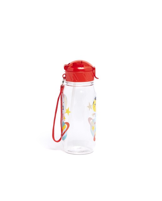 Garrafa para crianças personagem Kids Tiger Astronaut Draeger Vermelho-2