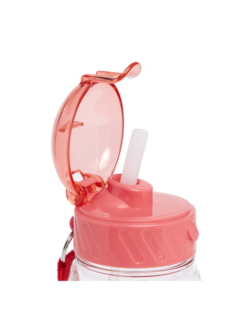 Garrafa para crianças nave espacial com personagem Kids girafa Draeger Salmão-3