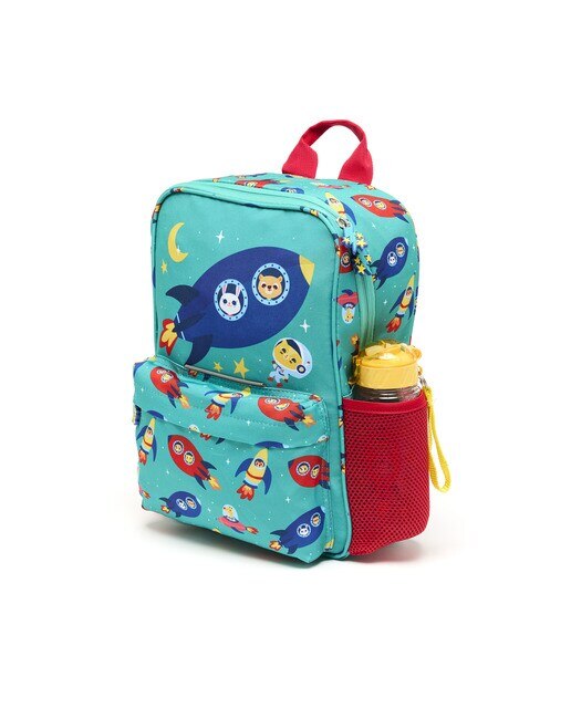 Garrafa para crianças nave espacial com personagem Kids girafa Draeger Salmão-5