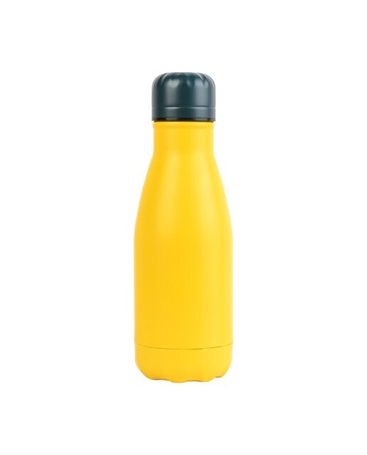 Garrafa metalica hot&cold 260ml Snoopy Erik amarelo Amarelo / Verde-2