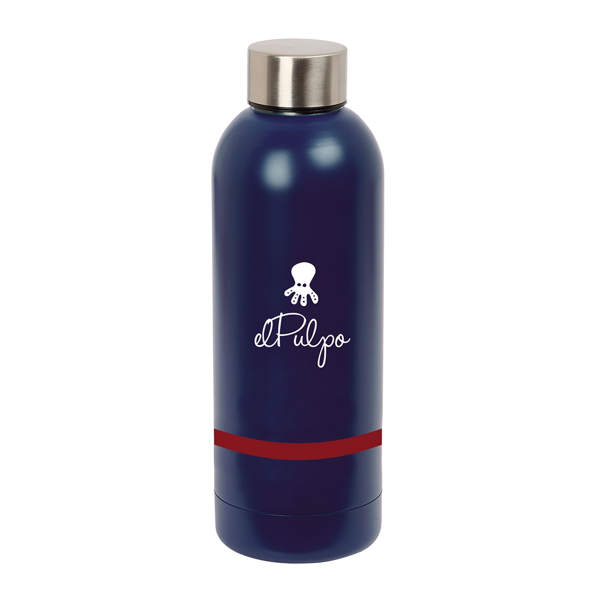 Botella termo acero inoxidable 500 ml El Pulpo azul marino 1