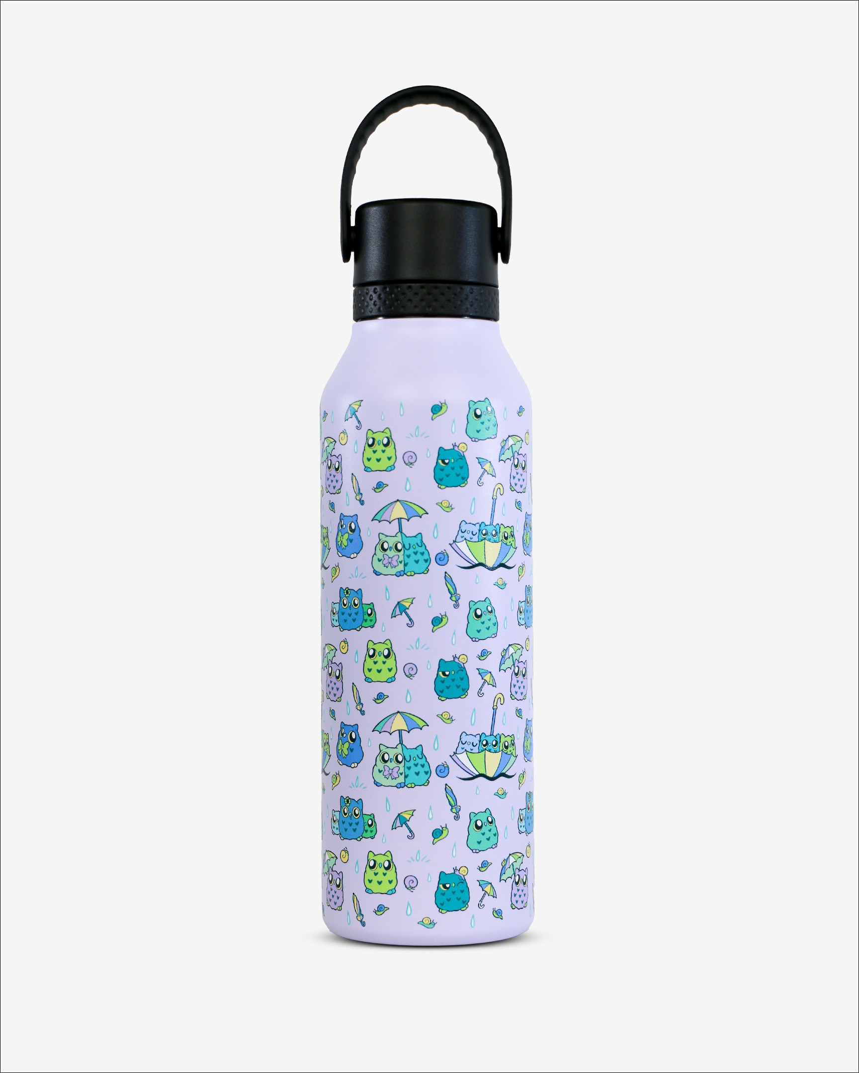 Botella termo acero inoxidable 500 ml buho Safta azul 2