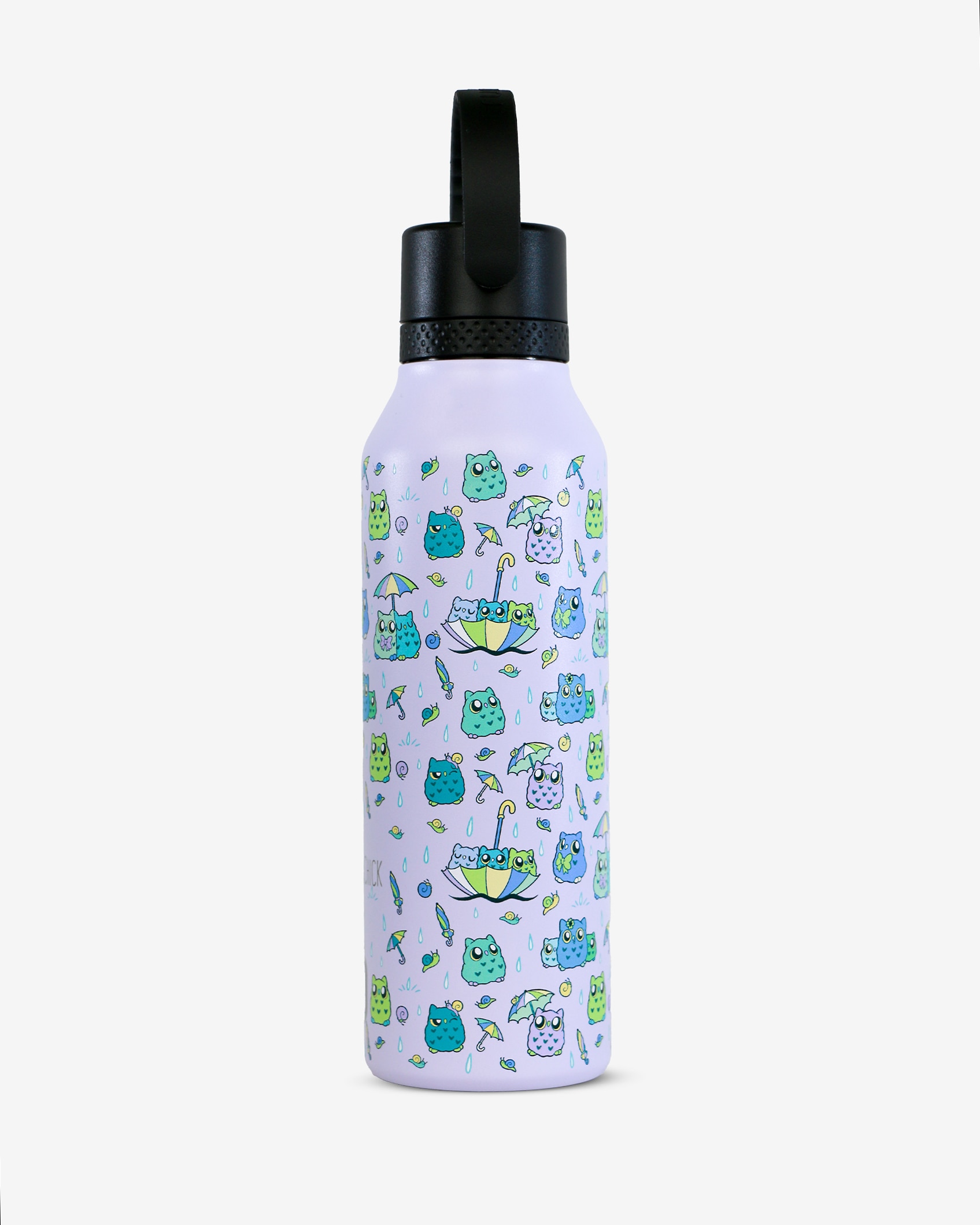 Botella termo acero inoxidable 500 ml buho Safta azul 3