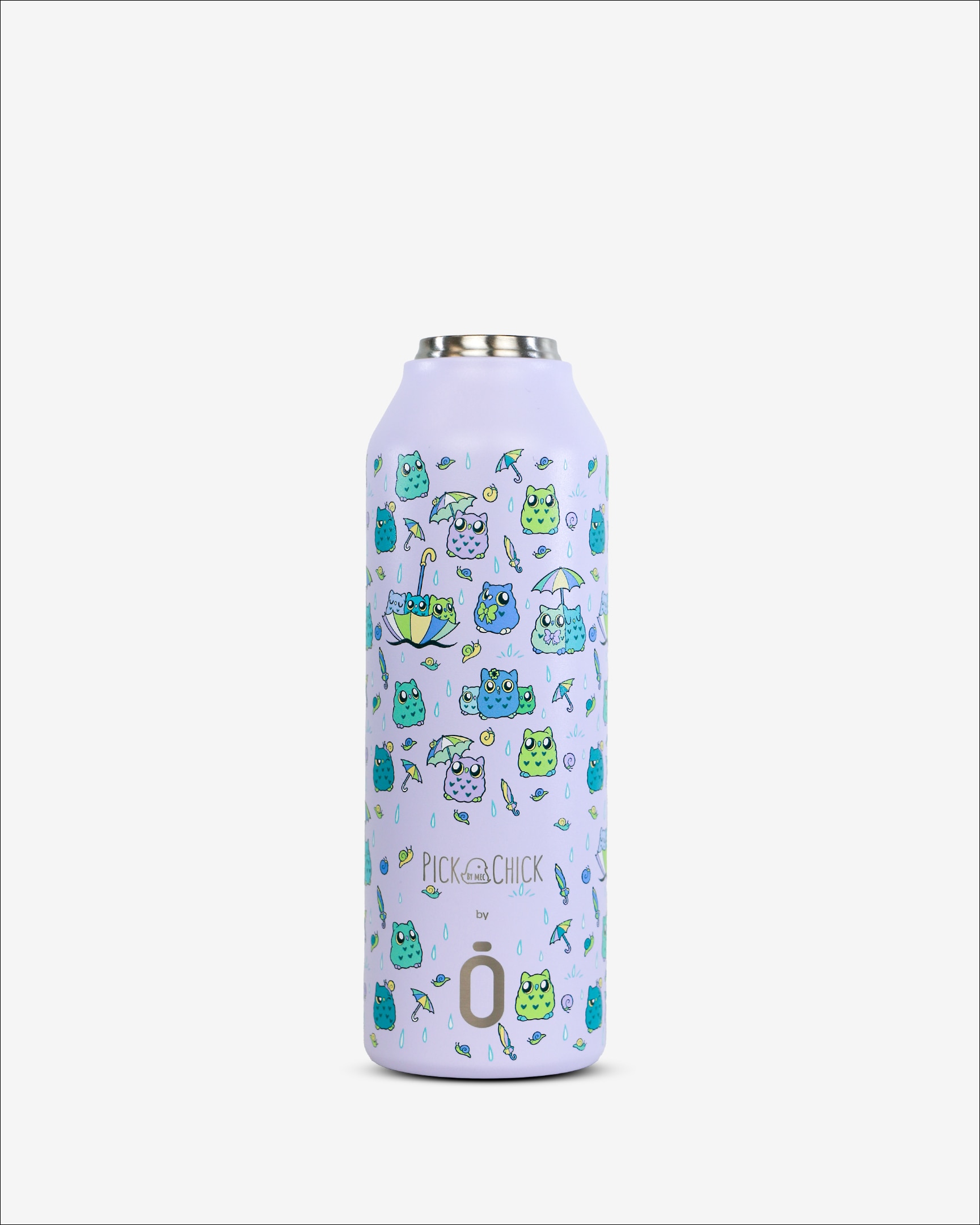 Botella termo acero inoxidable 500 ml buho Safta azul 4
