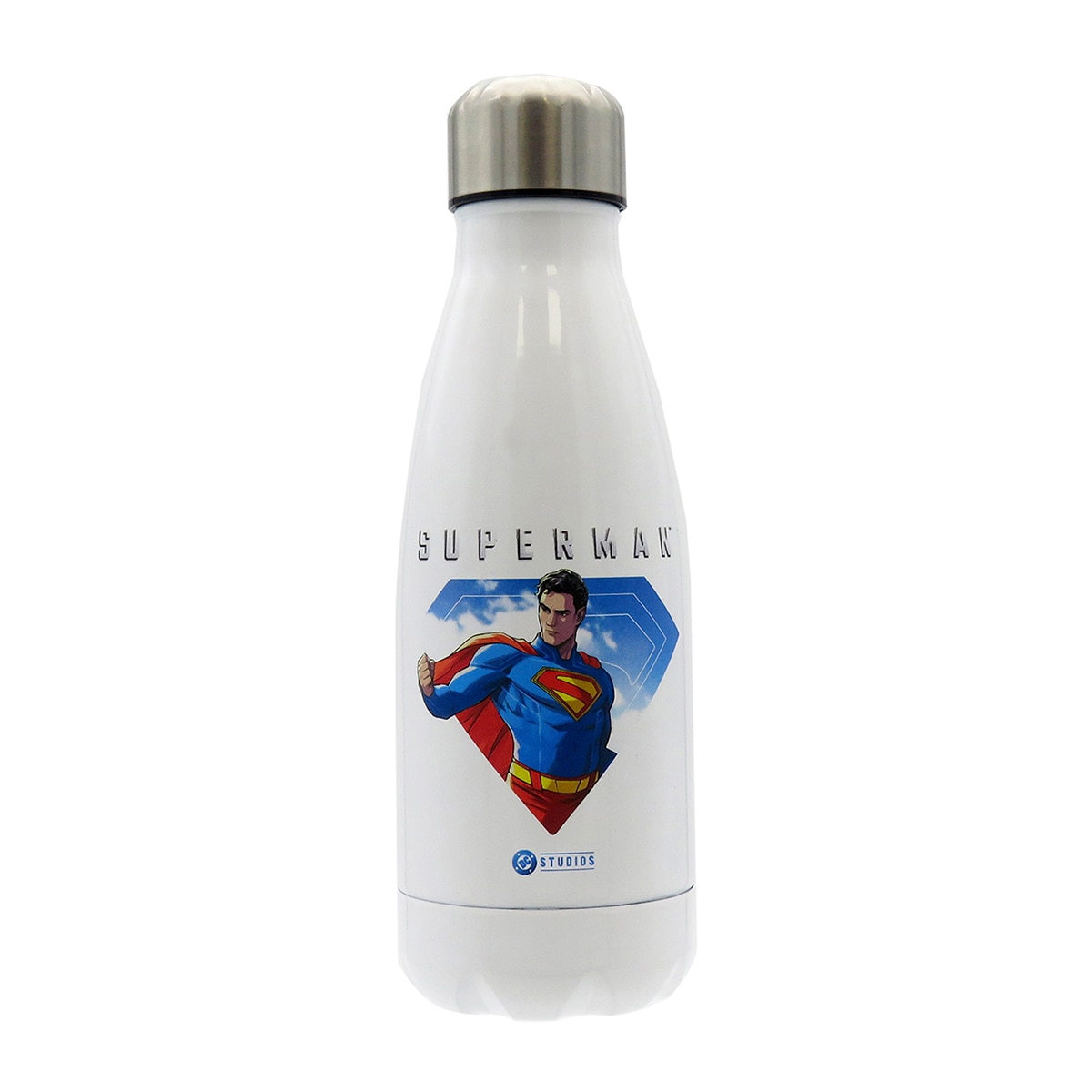 Imagem 0 de Garrafa de aço 550 ml Superman CyP Brands branco multicolorido