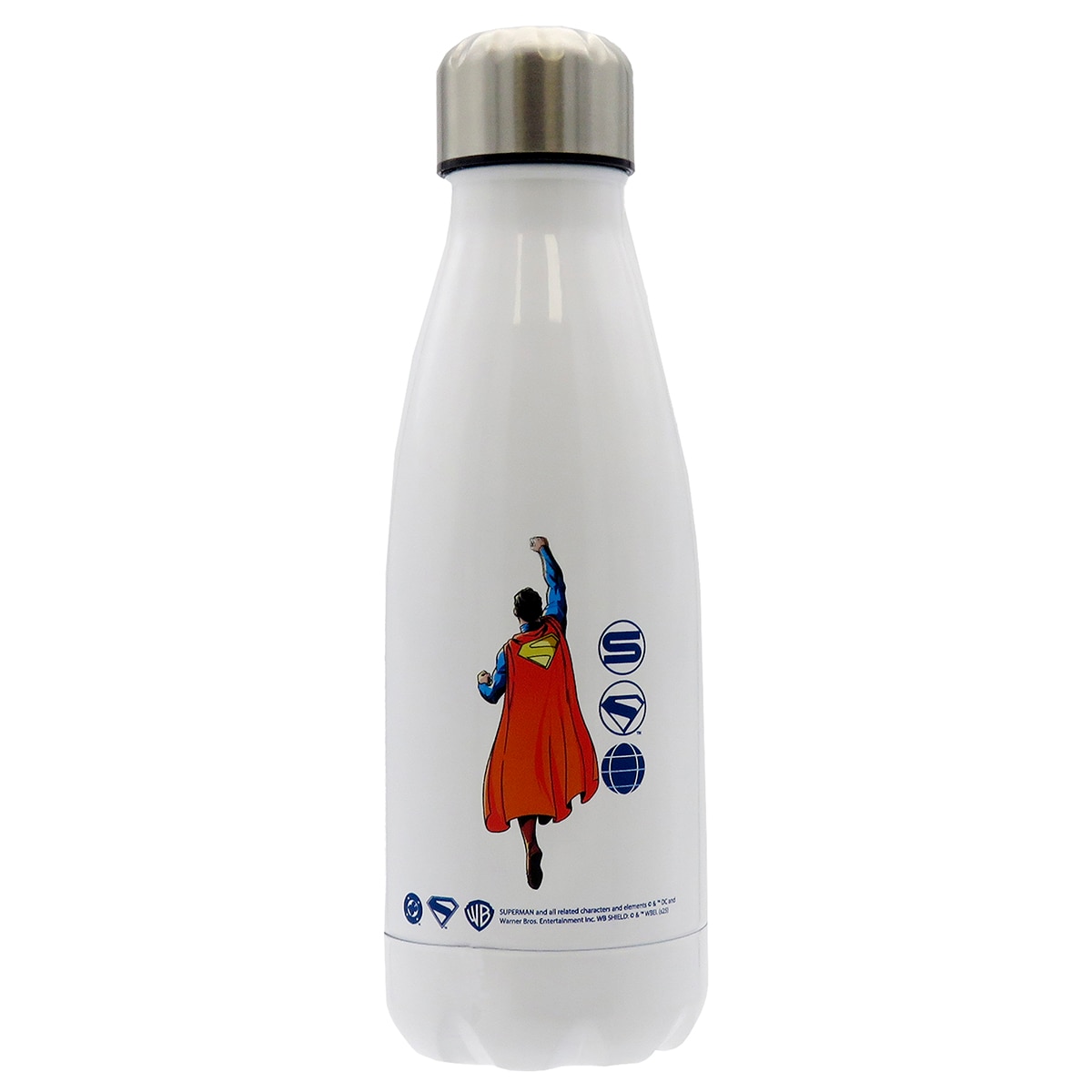 Garrafa de aço 550 ml Superman CyP Brands branco multicolorido Branco / Multicolor-2