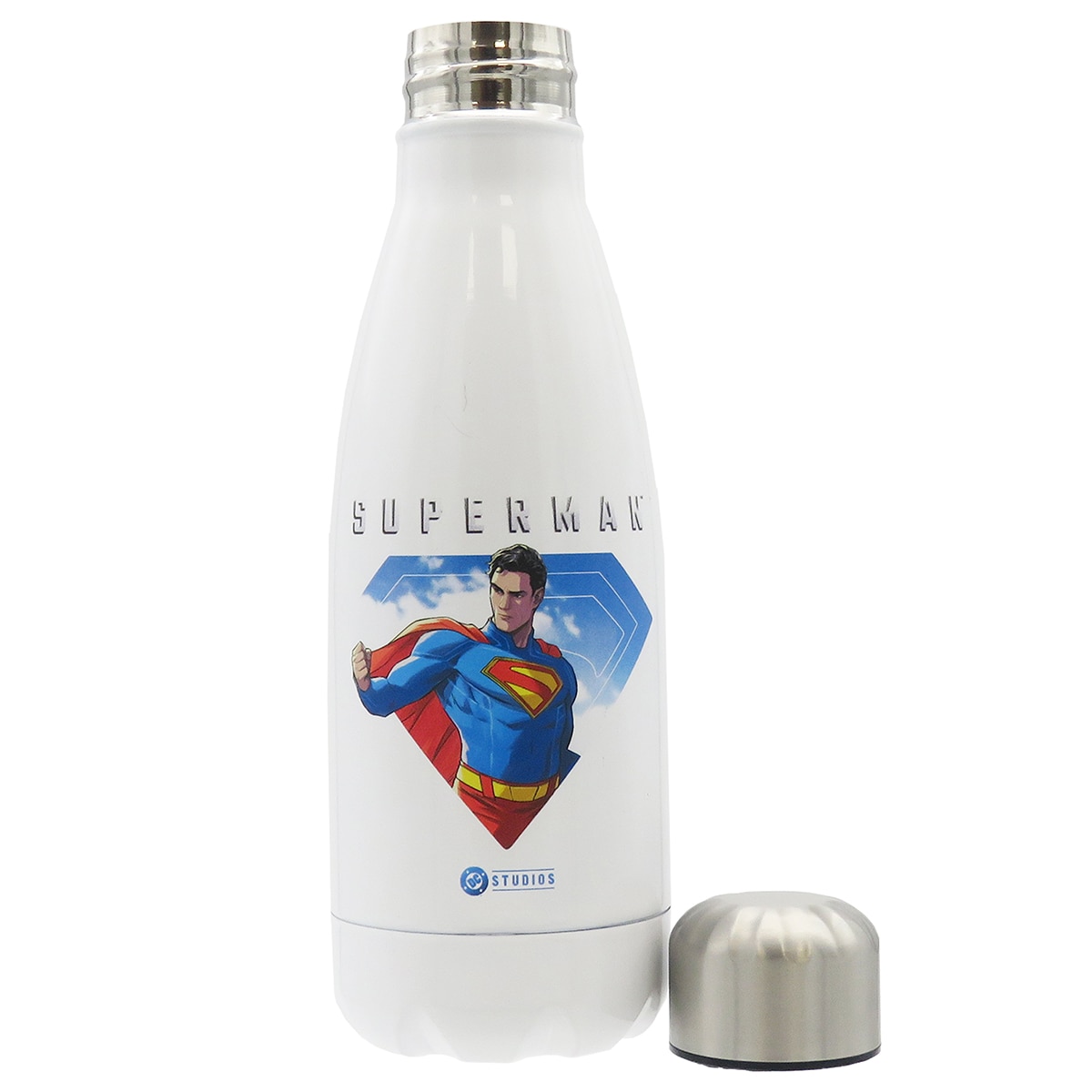 Garrafa de aço 550 ml Superman CyP Brands branco multicolorido Branco / Multicolor-4