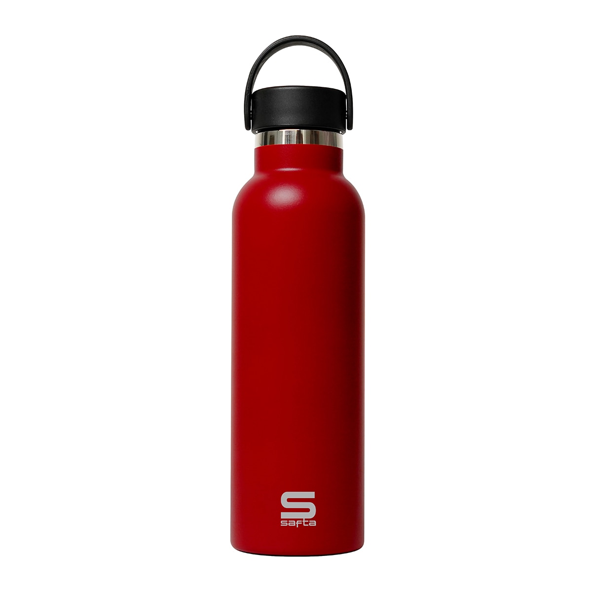 Imagem 0 de Garrafa Termo com Exterior em Borracha 600 ml Safta Vermelho
