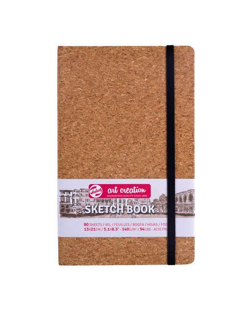 Imagem 0 de Bloco para Esboços com Capa de Cortiça Talens 13x21 cm - Multicolor