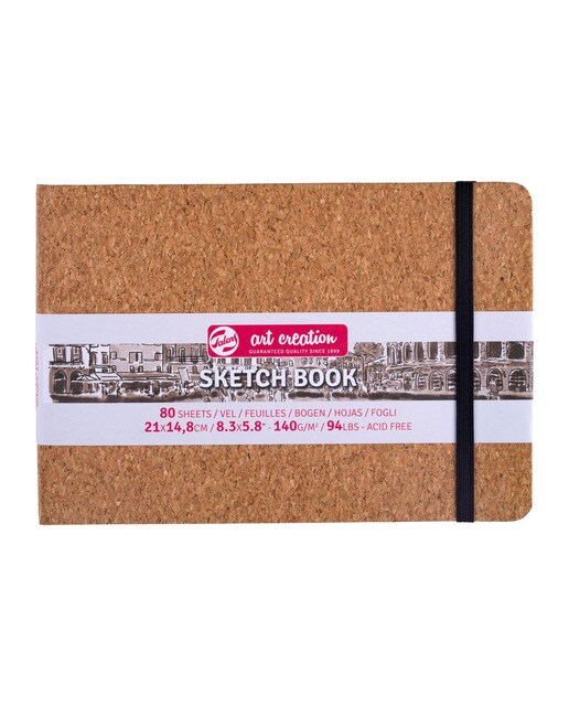 Imagem 0 de Bloco para Esboços com Capa de Cortiça Talens 21x15 cm - Multicolor