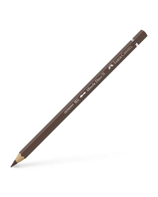 Lápiz de color Albrecht Dürer extraordinaria calidad acuarelable Faber-Castell marrón Van Dyck Marrón-1