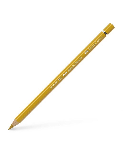 Lápiz de color Albrecht Dürer extraordinaria calidad acuarelable Faber-Castell ocre amarillo claro Ocre-1