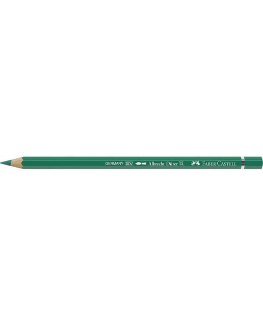 Lápiz de color Albrecht Dürer extraordinaria calidad acuarelable Faber-Castell verde ptalo oscuro Verde-2
