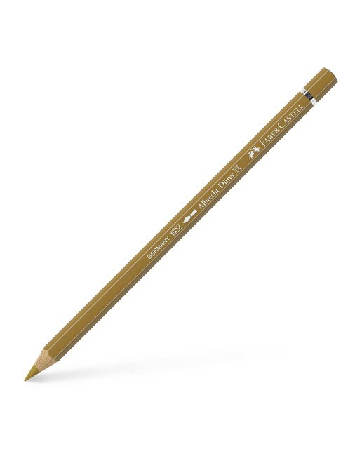 Lápiz de color Albrecht Dürer extraordinaria calidad acuarelable Faber-Castell verde dorado Verde-1