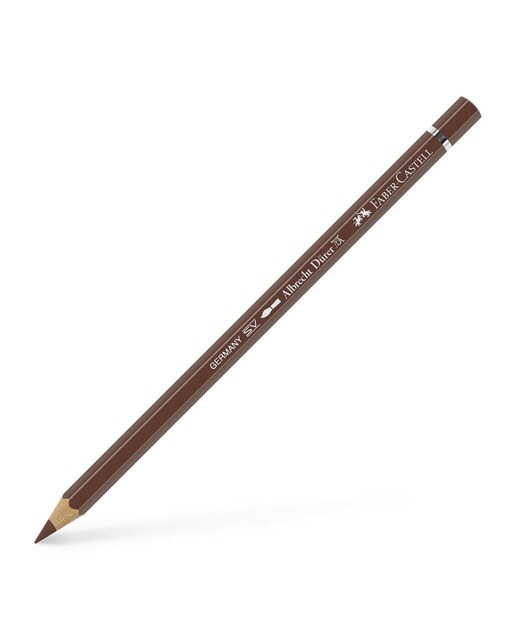 Lápiz de color Albrecht Dürer extraordinaria calidad acuarelable Faber-Castell siena tostada. Siena-1