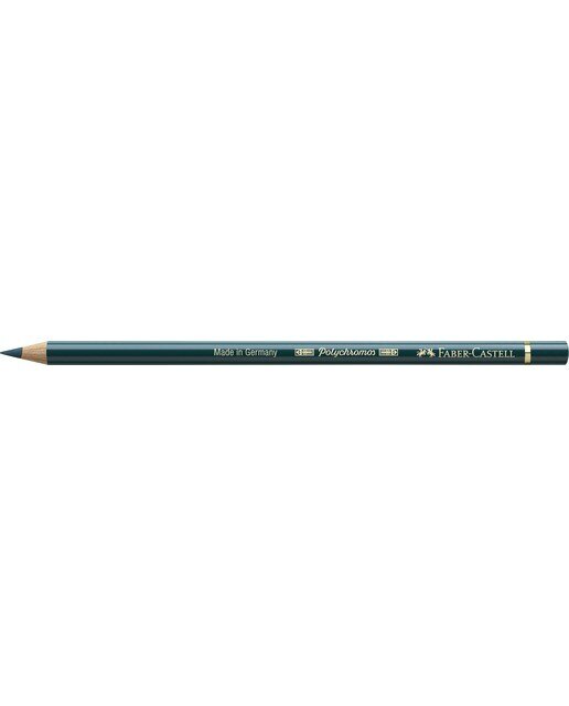 Lápiz de color Polychromos extraordinaria calidad Faber-Castell verde de cobalto oscuro Verde-2