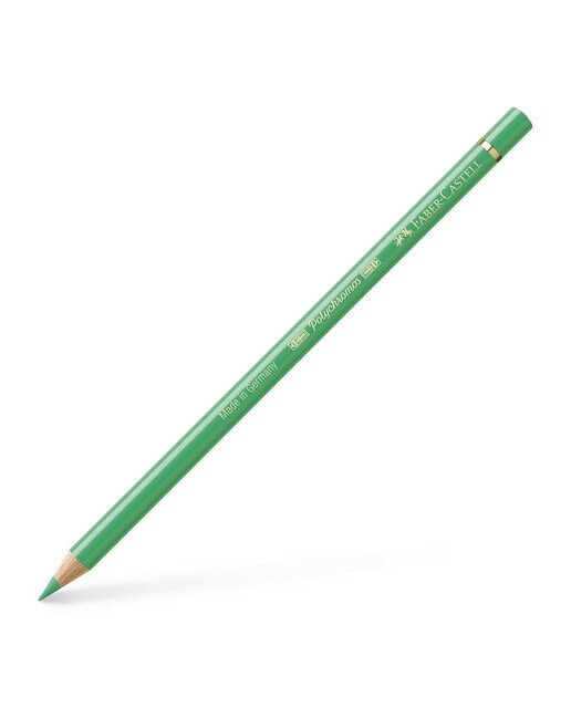 Imagen 0 de Lápiz de color Polychromos extraordinaria calidad Faber-Castell verde de ptalo claro