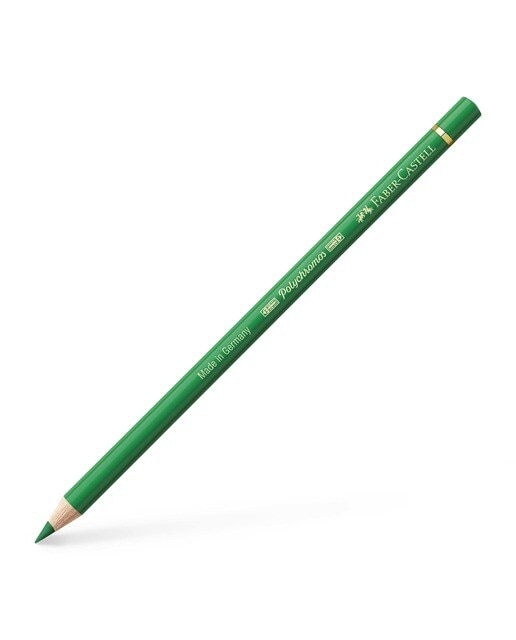 Lápiz de color Polychromos extraordinaria calidad Faber-Castell verde esmeralda Verde esmeralda-1