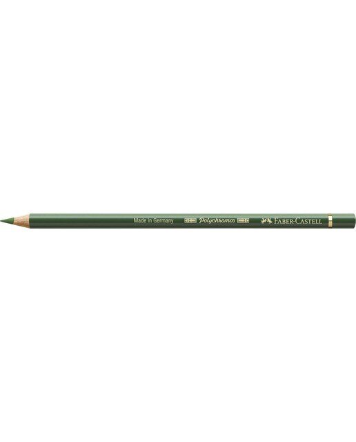 Lápiz de color Polychromos extraordinaria calidad Faber-Castell verde permanente oliva Verde-2