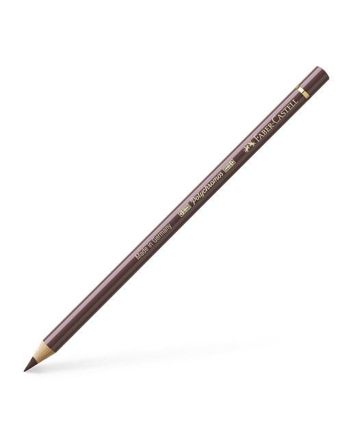Lápiz de color Polychromos extraordinaria calidad Faber-Castell marrón Van Dyck Marrón-1