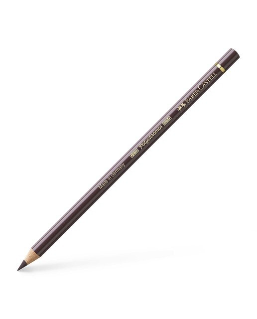 Lápiz de color Polychromos extraordinaria calidad Faber-Castell prado de nueces Rojo-1