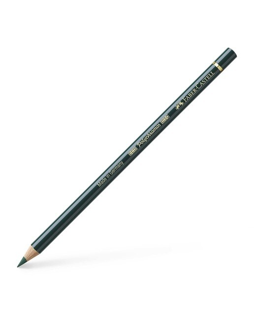 Lápiz de color Polychromos extraordinaria calidad Faber-Castell verde pino Azul-1